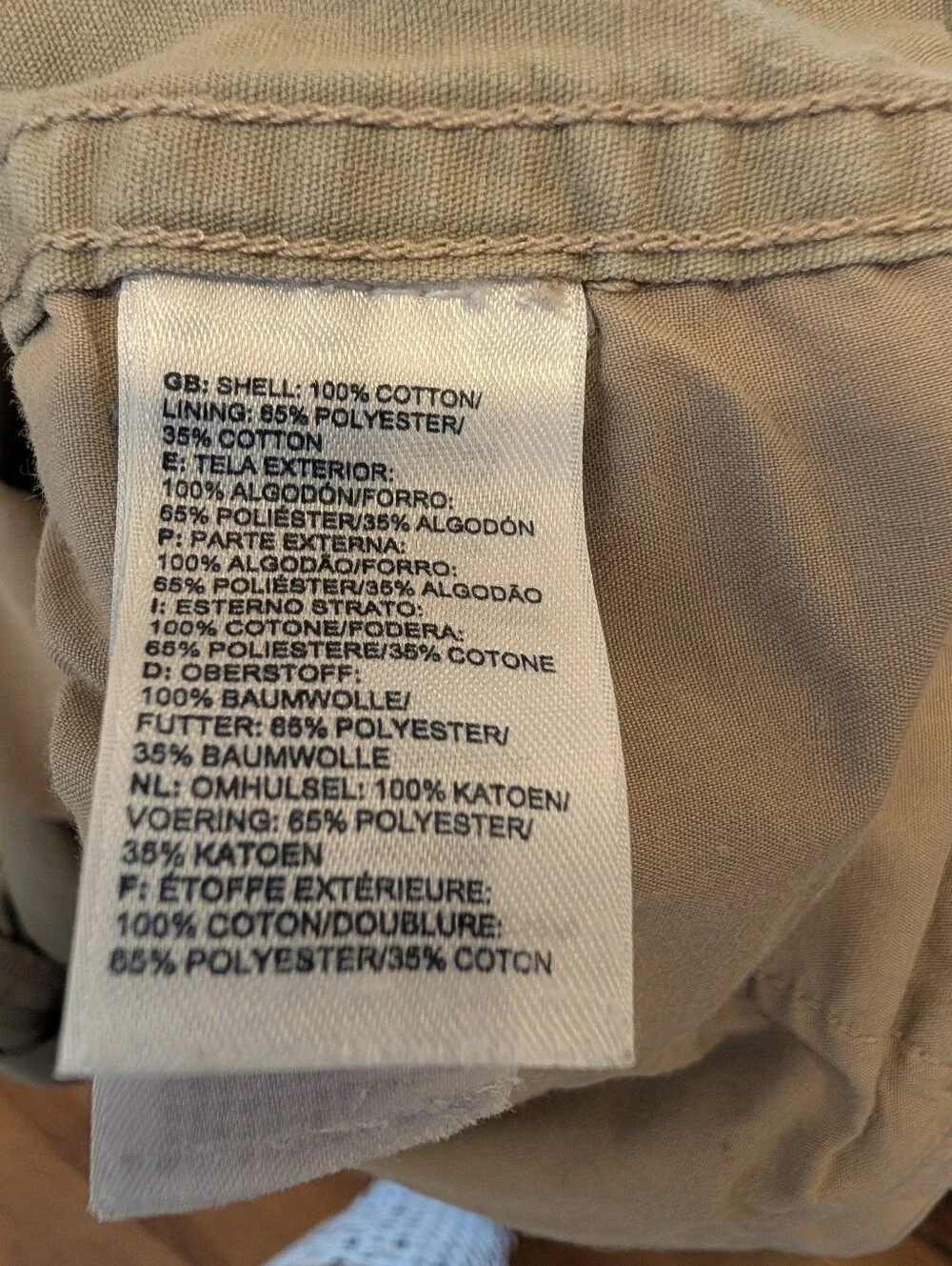The North Face Men's Cargo Shorts in Light Khaki
